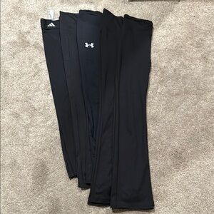 Adidas, DSG, Under Armour Kids Black Leggings size M 10-12